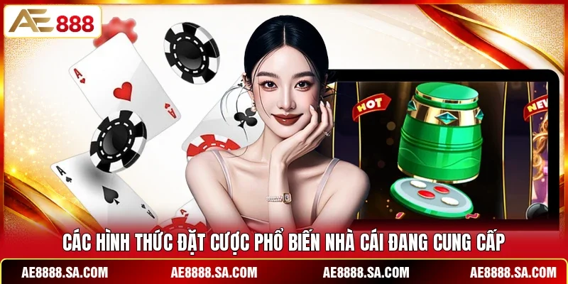 Các hình thức đặt cược phổ biến nhà cái đang cung cấp
